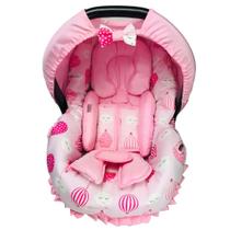 Kit capa de bebê conforto e redutor - balão e nuvem