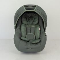 Kit capa de bebê conforto e redutor - cinza chumbo - Alan Pierre Baby