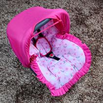 Kit Capa de Bebê Conforto + Jogo Protetor de Cinto + Capota Solar - Mãe e Filho Enxovais