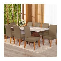 Kit Capa De Cadeira 12 Unidades Mesa de Jantar Malha Gel Várias Cores