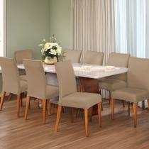 Kit Capa De Cadeira 4 Unidades Tecido Malha Gel Capa de Cadeira Lisa - Proteção e Conforto Extra - Arco Íris Home e Decor