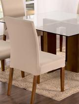 KIT Capa de Cadeira de Jantar 4 e 6 Lugares em Malha Gel Premium ~ Lisa