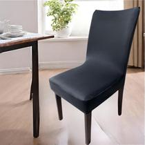 Kit Capa De Cadeira De Jantar 6 Lugares Várias cores