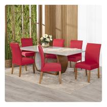 Kit Capa De Cadeiras 06 Unidades Malha Gel