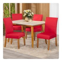 Kit Capa De Cadeiras Sala de Jantar 04 Unidades Malha Gel Kit Capa De Cadeiras Sala de Jantar 04 Unidades Malha Gel