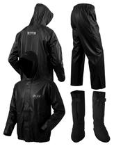 Kit Capa de Chuva Flex Com Capuz e Polaina Bota Delta Impermeável Kit Capa de Chuva Flex Com Capuz e Polaina Bota Delta Impermeável