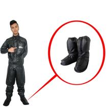Kit Capa de Chuva Motoqueiro Masc Protercapas Serrana P + Sobre Bota Tamanho P Kit Capa de Chuva Motoqueiro Masc Protercapas Serrana P + Sobre Bota Tamanho P