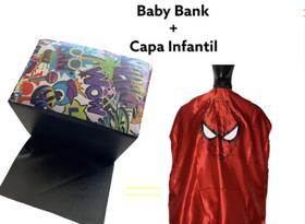 Kit Capa de corte infantil + Pufe de elevação kids