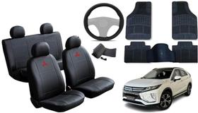 Kit Capa de Couro ASX 2017 a 2024 + Tapete + Capa de Volante: Proteja e Decore