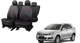 Kit Capa de Couro Automotiva JAC J3 2011 Proteção Banco