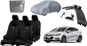 Kit Capa de Couro Cruze 2017-2022 + Capa de Cobrir + Limpador de Parabrisa para Conforto e Estilo