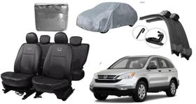 Kit Capa de Couro CRV 95-12 + Limpador de Parabrisa Performance e Estilo