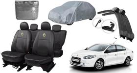 Kit Capa de Couro Fluence 09-17 com Capa de Cobrir + Limpador de Parabrisa Avançado