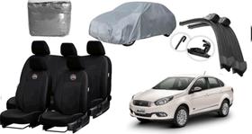 Kit Capa de Couro Grrrand Siena 12-21 + Capa de Cobrir para Proteção Total