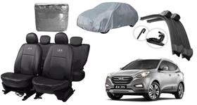 Kit Capa de Couro IX 16-20 + Capa de Cobrir + Kit Limpador de Parabrisa Kit Capa de Couro IX 16-20 + Capa de Cobrir + Kit Limpador de Parabrisa