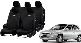 Kit Capa de Couro Para Corsa 2009 a 2010 Impermeável