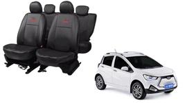 Kit Capa de Couro Para Jac IEV20 2021 a 2024 Proteção Líquidos Kit Capa de Couro Para Jac IEV20 2021 a 2024 Proteção Líquidos