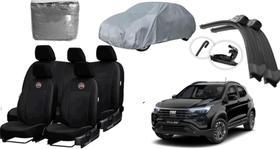Kit Capa de Couro Pulse 18-23 + Proteção Extra com Capa de Cobrir Kit Capa de Couro Pulse 18-23 + Proteção Extra com Capa de Cobrir