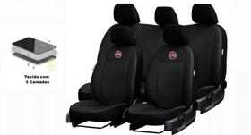 Kit Capa de Couro Stilo 02-10 + Tapete + Capa de Volante: Durabilidade e Conforto