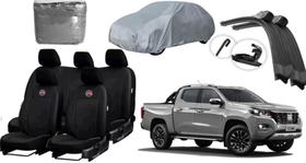 Kit Capa de Couro Titano 2024-2025 + Proteção Completa + Limpeza de Parabrisa Kit Capa de Couro Titano 2024-2025 + Proteção Completa + Limpeza de Parabrisa