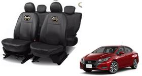 Kit Capa de Couro Versa 21-24 Proteção Completa Contra Líquidos e Poeira