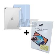 Kit Capa de iPad 9 8 7 Geração 10.2" + Película Fosca Paperlike Sensaçao de Papel - Smart Case Protetora c Espaço para Caneta Stylus Pen Kit Capa de iPad 9 8 7 Geração 10.2" + Película Fosca Paperlike Sensaçao de Papel - Smart Case Protetora c Espaço para Caneta Stylus Pen