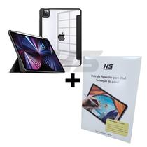 Kit Capa de iPad Pro 11 4 ª 3 ª 2 ª 1 ª Geração + Película Fosca Paperlike Sensaçao de Papel - Smart Case Protetora c Espaço para Caneta Stylus Pen Kit Capa de iPad Pro 11 4 ª 3 ª 2 ª 1 ª Geração + Película Fosca Paperlike Sensaçao de Papel - Smart Case Protetora c Espaço para Caneta Stylus Pen