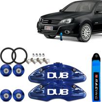 Kit Capa de Pinça Trava Parachoque e Fita Reboque Azul