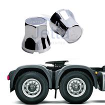 Kit Capa de Porca Roda Jetta 32/33mm Cromada Kit Capa de Porca Roda Jetta 32/33mm Cromada