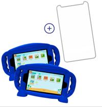 Kit Capa de Silicone Infantil Película De Vidro 3D compátivel Com Positivo Twist Tab T550W
