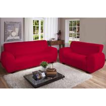 Kit Capa de Sofá 2 e 3 Lugares em Malha Gel Arte Cazza - Arte e cazza