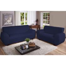 Kit Capa de Sofá 2 e 3 Lugares em Malha Gel Arte Cazza - Arte e cazza