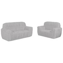 Kit Capa De Sofa 3x2 Lugares 21 Elasticos