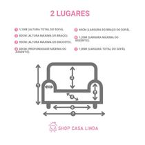 Kit Capa De Sofá Lisa Coladinha 2 e 3 Lugares Malha em Gel