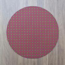 Kit Capa de Sousplat Natal Xadrez Pequeno 06 Peças Kit Capa de Sousplat Natal Xadrez Pequeno 06 Peças