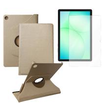 Kit Capa Dourada + Película de Vidro p/ Tablet Samsung A11+ Plus - Anti Queda Kit Capa Dourada + Película de Vidro p/ Tablet Samsung A11+ Plus - Anti Queda
