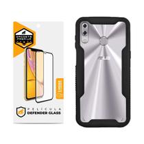 Kit Capa Dual Shock E Pelicula Defender Glass Zenfone 5 / 5Z