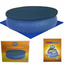 Kit Capa e Forro para Piscina Inflavel 6700l Ou 7800l Mor 3,70m Diametro