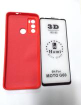 Kit capa e película moto g 60 Kit capa e película moto g 60
