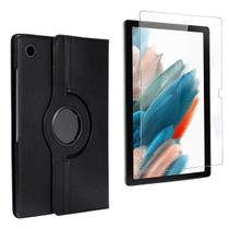Kit Capa e Película para Tablet Samsung Galaxy A8 X200 X205 Tela 10.5 Case Giratória + Proteção de Tela - Fam