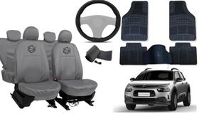 Kit Capa e Tapete para C4 Cactus 2018 a 2025 Cinza