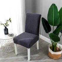 KIT Capa Elástica Para Cadeira Mesa de Jantar Estampas Variadas Tecido de Luxo