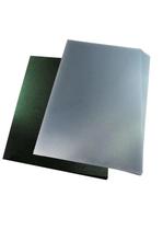 Kit Capa Encadernação A4 Cristal Line + Preta Couro 200un