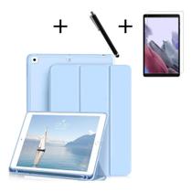 Kit Capa Flip+ Pelicula + Caneta iPad 10.2 7o 8o 9o Geração