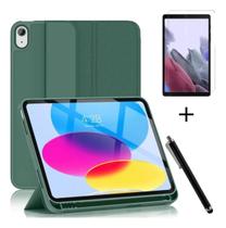 Kit Capa Flip+ Pelicula + Caneta iPad Air 4a/5a Geração 10.9