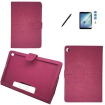 Kit Capa Galaxy Tab A T510/T515 10.1 e Can, Pelicula Rosa