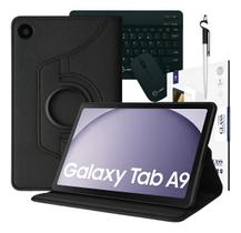 Kit Capa Giratória 360 + Teclado + Mouse + Película + Caneta para Galaxy Tab A9 8.7” Kit Capa Giratória 360 + Teclado + Mouse + Película + Caneta para Galaxy Tab A9 8.7”