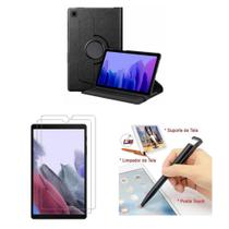 Kit Capa Giratória + Caneta Touch + Película P/ Tablet Sm Galaxy Tab A7 Lite 8.7 - Multi Qualidade