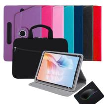 Kit Capa Giratória com Suporte Para Tablet Atouch Se Pro + Mouse + Mousepad + Luva de Proteção