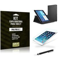Kit Capa Giratória Compatível Apple iPad Pro 9.7' - Armyshield